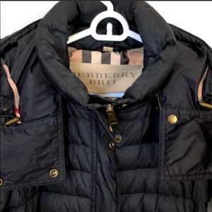 Burberry Brit colebrooke coat xs with Hood